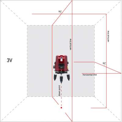 Лазерный уровень (нивелир) ADA 3D Liner 3V А00132