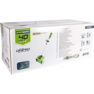 Снегоуборщик аккумуляторный GREENWORKS GD40SSK4 2600807UB