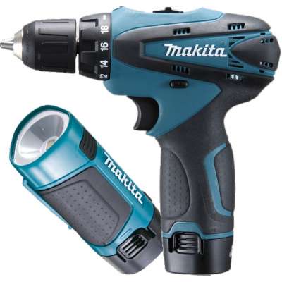 Аккумуляторная дрель-шуруповeрт Makita DF 330 DWLE