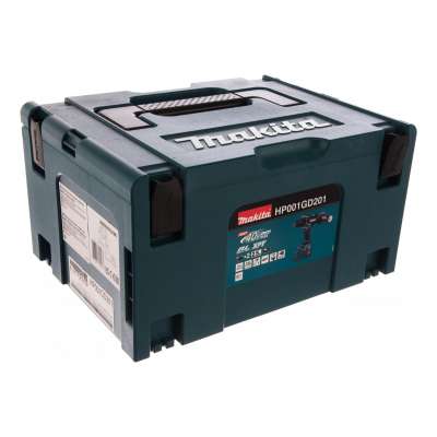 Аккумуляторная дрель ударная Makita HP001GD201