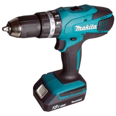 Аккумуляторная дрель ударная Makita HP457DWE