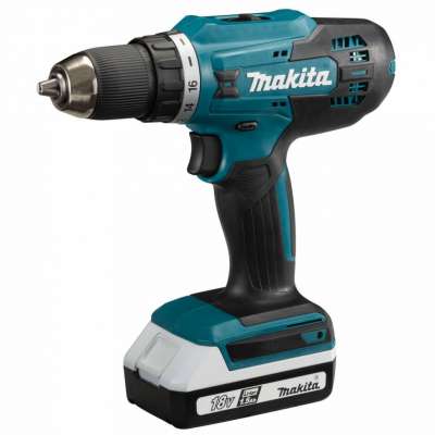 Аккумуляторная дрель ударная Makita HP488DWE