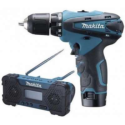 Аккумуляторня дрель Makita DF330D + радио Makita MR051