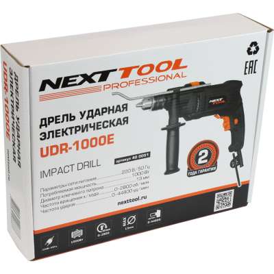 Дрель ударная NEXTTOOL UDR-1000E