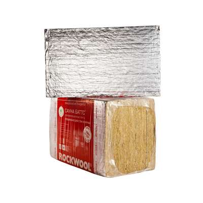 Утеплитель ROCKWOOL САУНА БАТТС 1000х600х50 мм, 8 шт