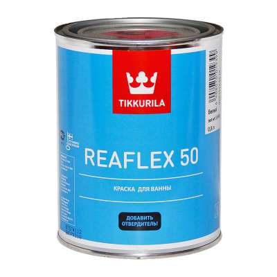 Эмаль для ванн Tikkurila Reaflex белая (0,8 л)